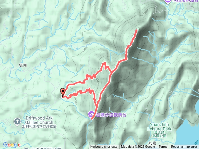 加利利竹頭崎油礦走糖子恩南峰.主峰.北峰.前峰.涼亭O繞預覽圖