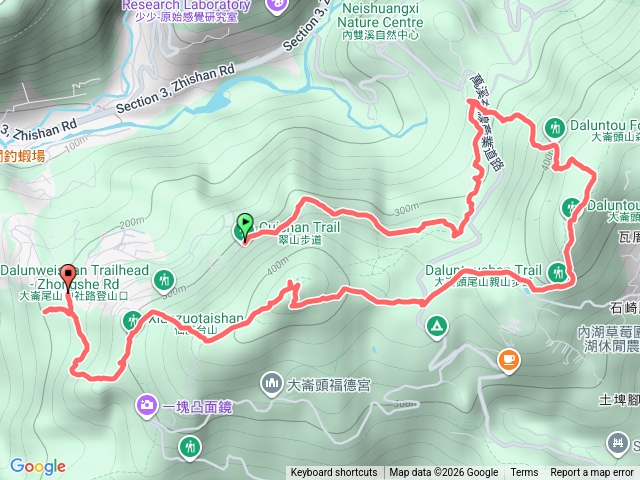 大崙頭尾西峰山