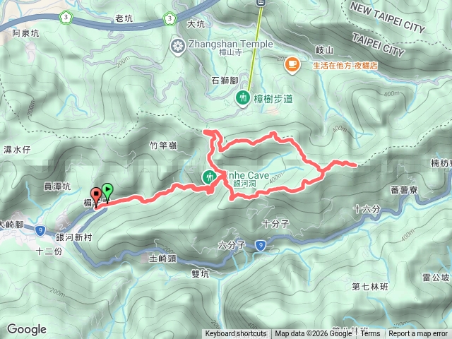 銀河洞越，嶺步道預覽圖