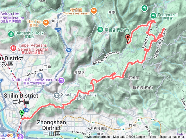 劍潭~風櫃嘴30連峰