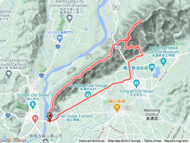 20221121高雄旗月縱走