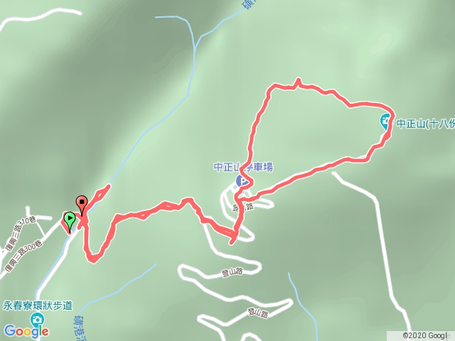 永春寮步道上中正山