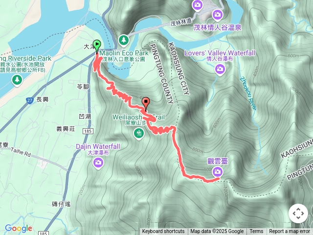 屏東高樹尾寮山觀雲亭