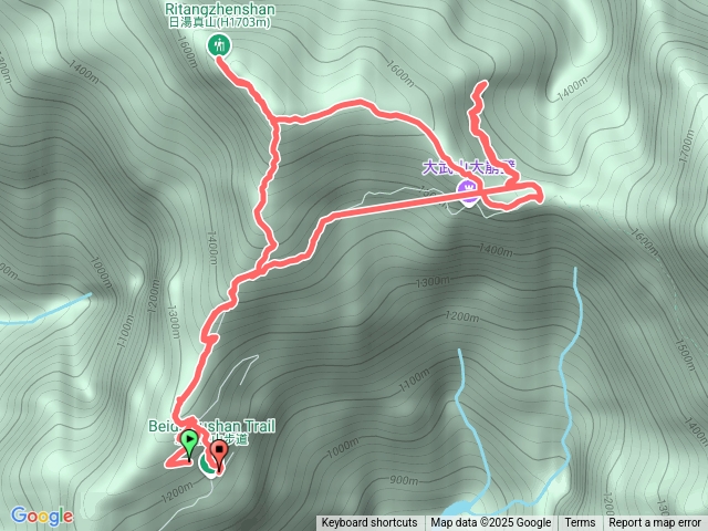 日湯真山P繞舊登山口水源地