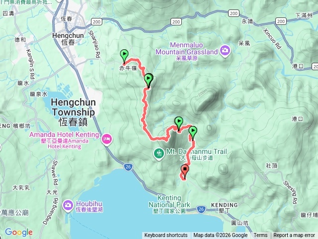 墾丁斯卡羅縱走