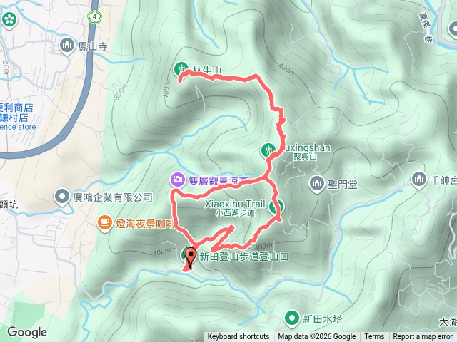 聚興山、林牛山縱走預覽圖
