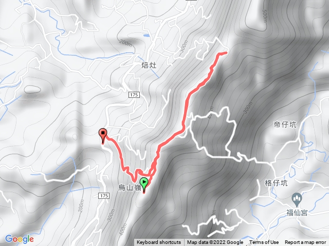 東口縱走烏子嶺(烏山嶺)下175公路