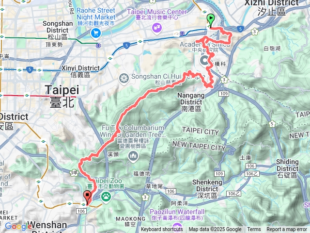 南港山系13連峰縱走預覽圖