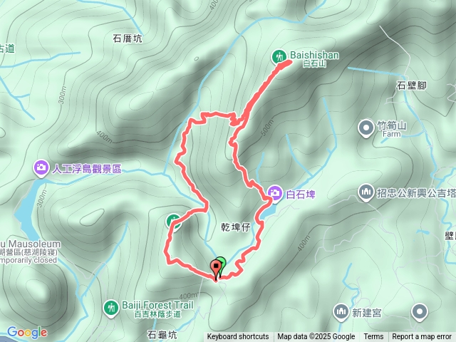 白石山+石龜坑山O型-2025/08/23