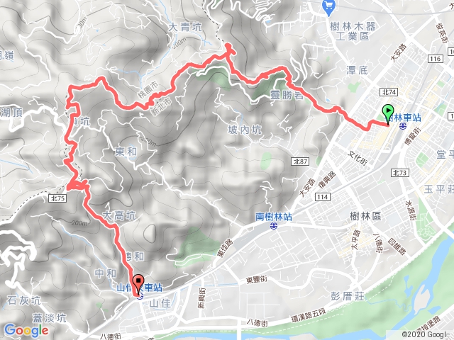 大同山、青龍嶺、大棟山