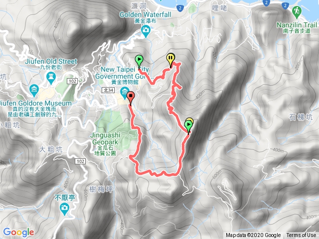 黃金二三稜O型走
