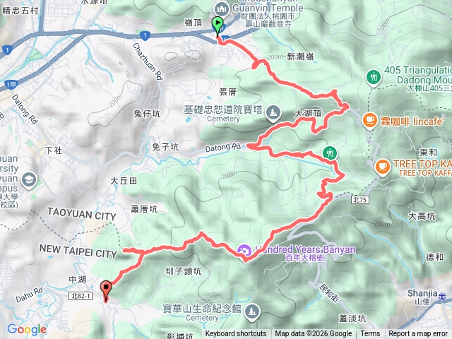 龜山 鶯歌 四湖連走（大湖頂山，大湖坑步道，望湖山，大湖山）預覽圖