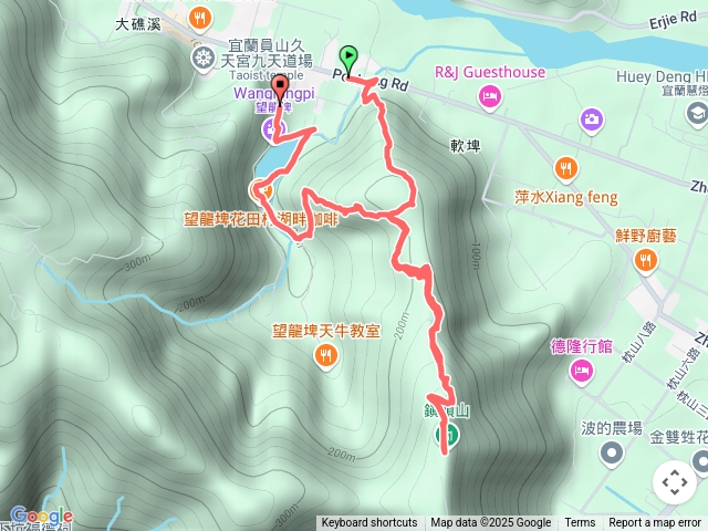 飛龍步道鎭頭山望龍埤