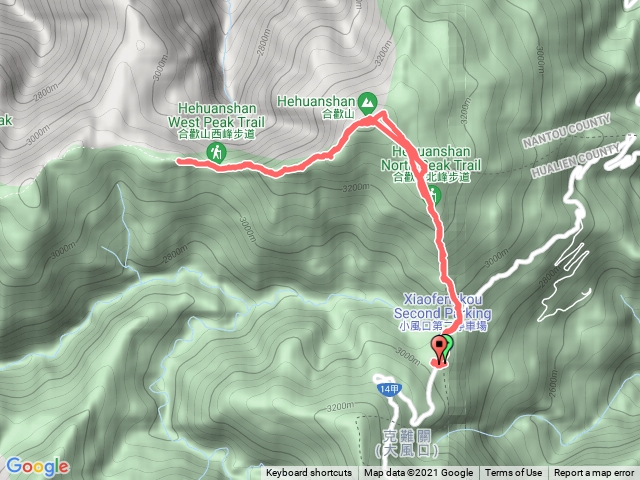 合歡北峰 未到西峰4km
