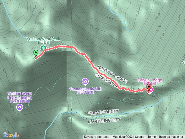 玉山-山神廟-玉山西峰-排雲山莊