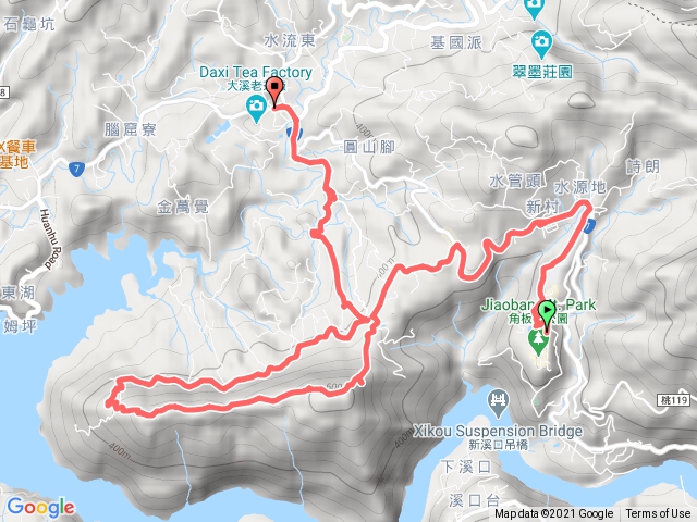 20210116角板山公園─枕頭山─枕頭山西峰─大溪老茶廠