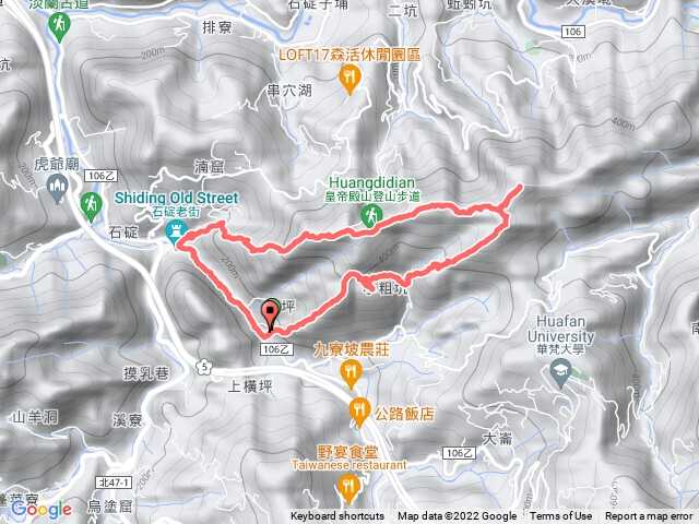 2022-07-02下橫坪山西南峰-下橫坪山-下橫坪山東峰-朝天洞-黃帝殿東峰-天王峰-黃帝殿西峰O型