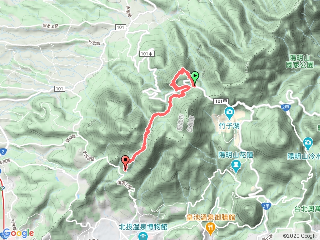 菜公坑山 > 百拉咔山（枕頭山）> 二子坪下清天宮