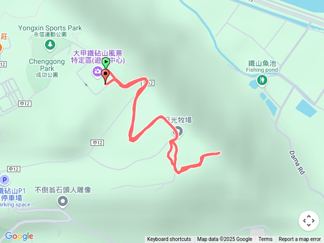 小百岳 鐵砧山 台中大甲區  鐵砧山遊客中心-日光農場登山口-鐵砧山(小百岳) 來回