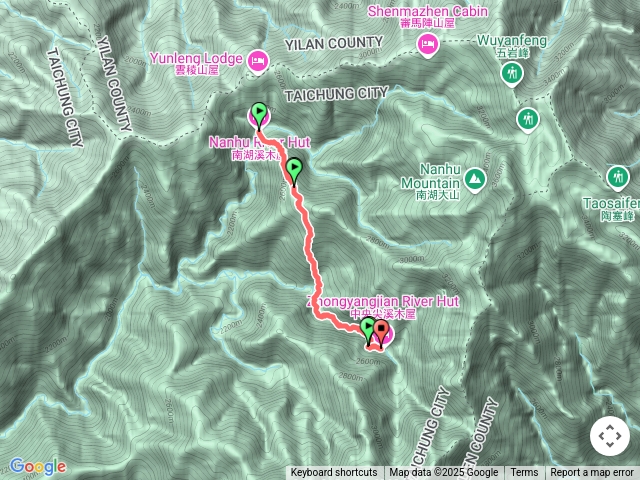 2025年114年05月19日南湖溪山屋-中央尖溪第二天