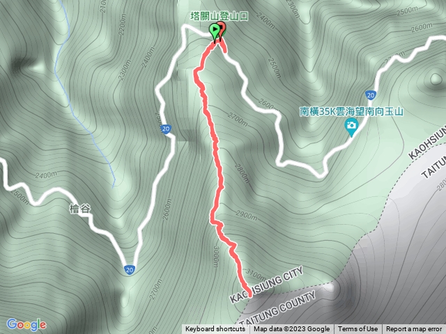 南橫三星塔關山