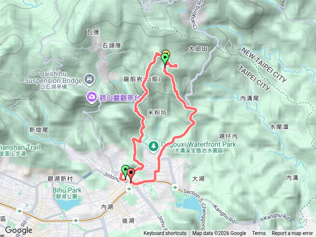 警察記念園區》龍船岩〉開眼山》石坎山o走預覽圖