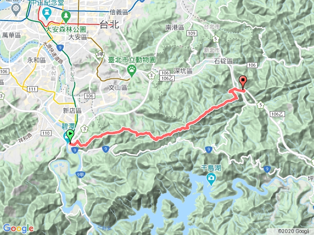 20200104 環台北天際線第一段：新店縱走筆架連峰出石碇