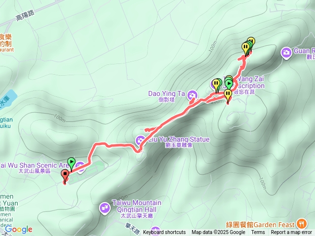 太武山每個景點都逛，徘徊半小時找不到三角點