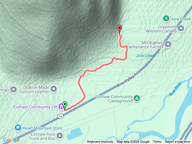 加拿大技術攀登路線-接近approach-Bow Valley The Drive In(乾攀)