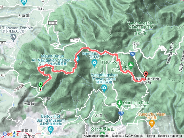 清天宮到冷水坑