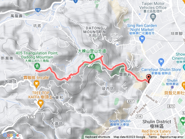 樹林大同山大棟山202311191631