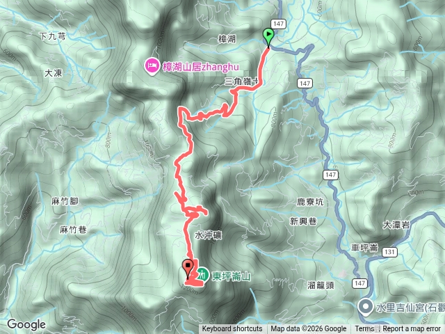 水沖礦山西北峰、水沖礦山、車坪崙山北峰、西峰、車坪崙山