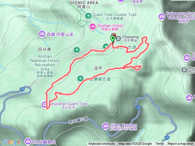 沼平環走台灣難抵極與水山巨木