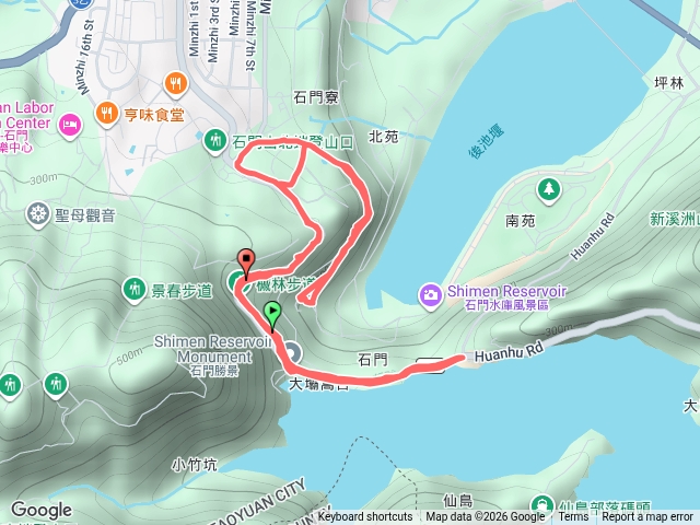 石門水庫高線環翠樓槭林公園