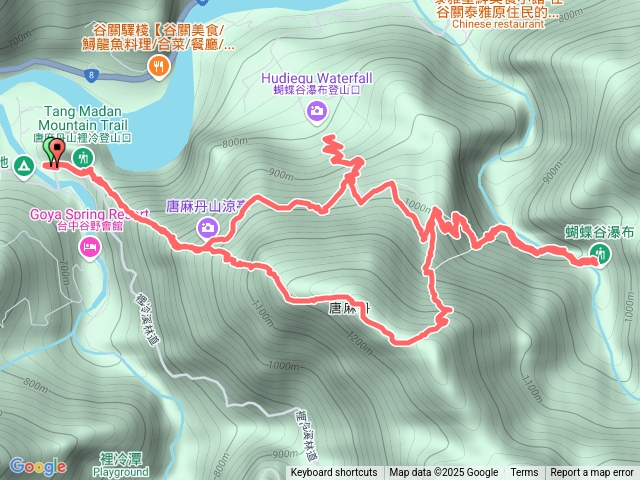 谷關七雄老六堂麻丹山兩個登山口