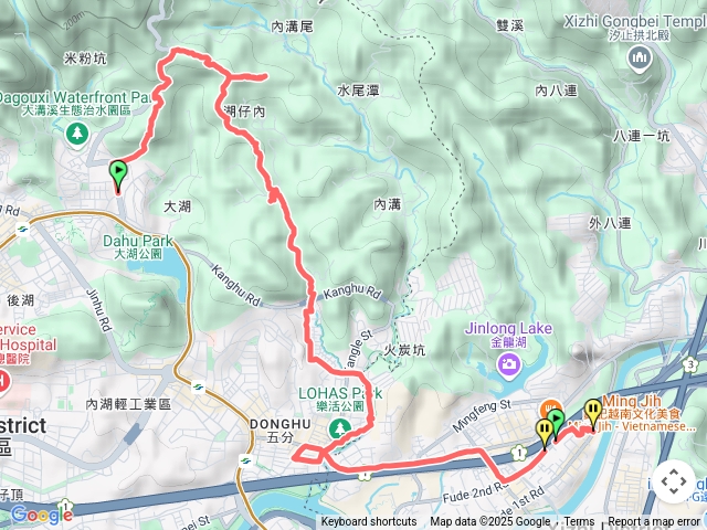 內湖大牛稠湖尾山