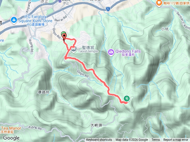 大尖山四分尾山來回預覽圖