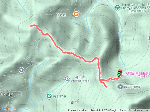 竹崙路-紅龜面山(來回)