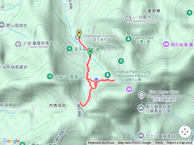 清溪步道賞桐步道登山口桐花公園