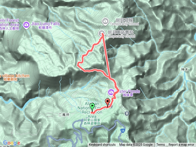 阿里山到眠月線
