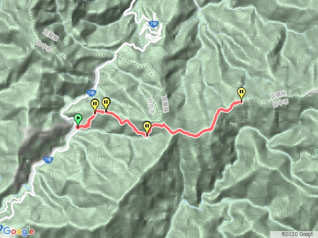 南湖群峰D1勝光到雲稜山屋