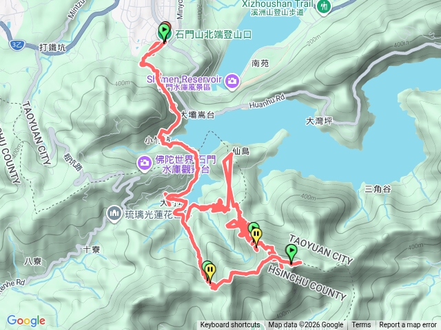 石門山北端登山口-石牛山（回程有走錯一點路）預覽圖