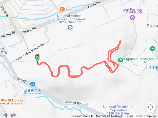 從寶山路上十八尖山-M2504