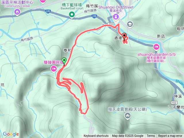 20250102聯合艦隊雙溪百二階古道苕谷瀑布山徑除草
