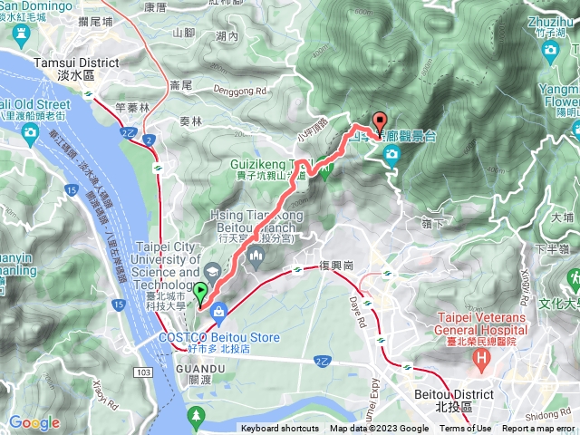 2023年臺北大縱走：尋寶任務臺北大縱走第一段：關渡至二子坪20230306134632