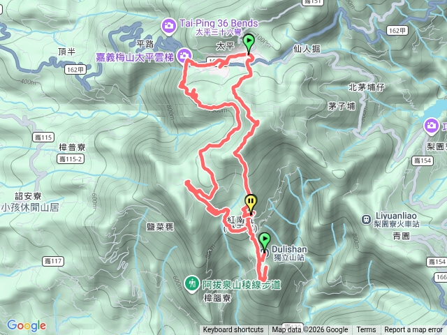 太平老街至獨立山、奉天岩O型（嘉義縣梅山鄉、竹崎鄉）預覽圖
