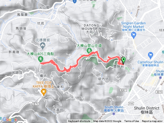 大棟山登山步道，南寮福德宮，哈哈谷，青龍亭，秋壇山，大棟山，水文觀測站，大同山