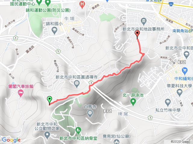 中和登山步道-復興國小登山