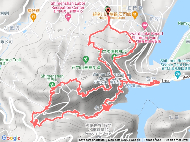 2021-12-21桃園石門山～石門水庫O繞