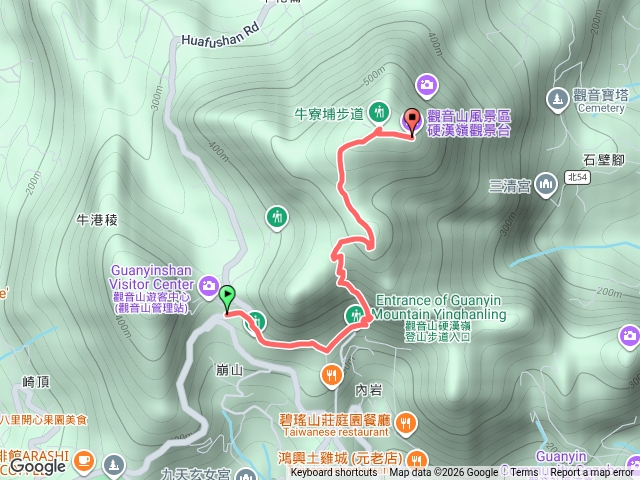硬漢嶺步道上觀音山預覽圖